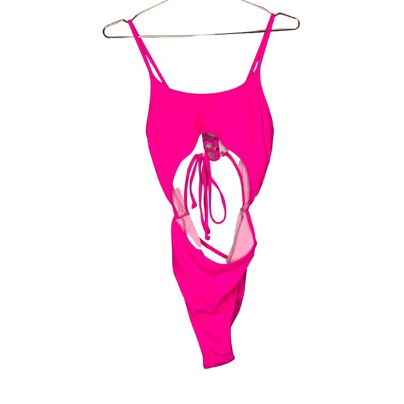 Hot Pink Swim Suit - Picture 2 of 4